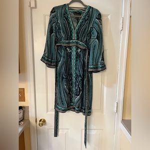 Blue Knee length dress